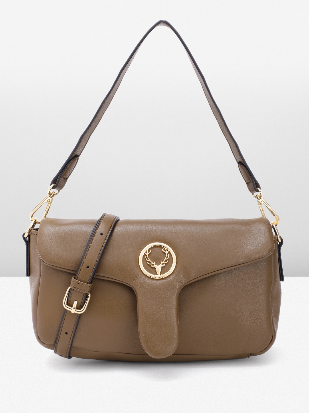 

Allen Solly Structured Sling Bag, Brown