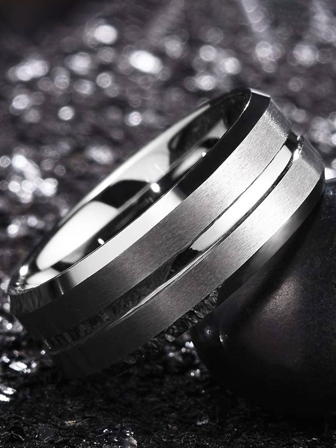 

MEENAZ Men Silver-Plated Finger Ring