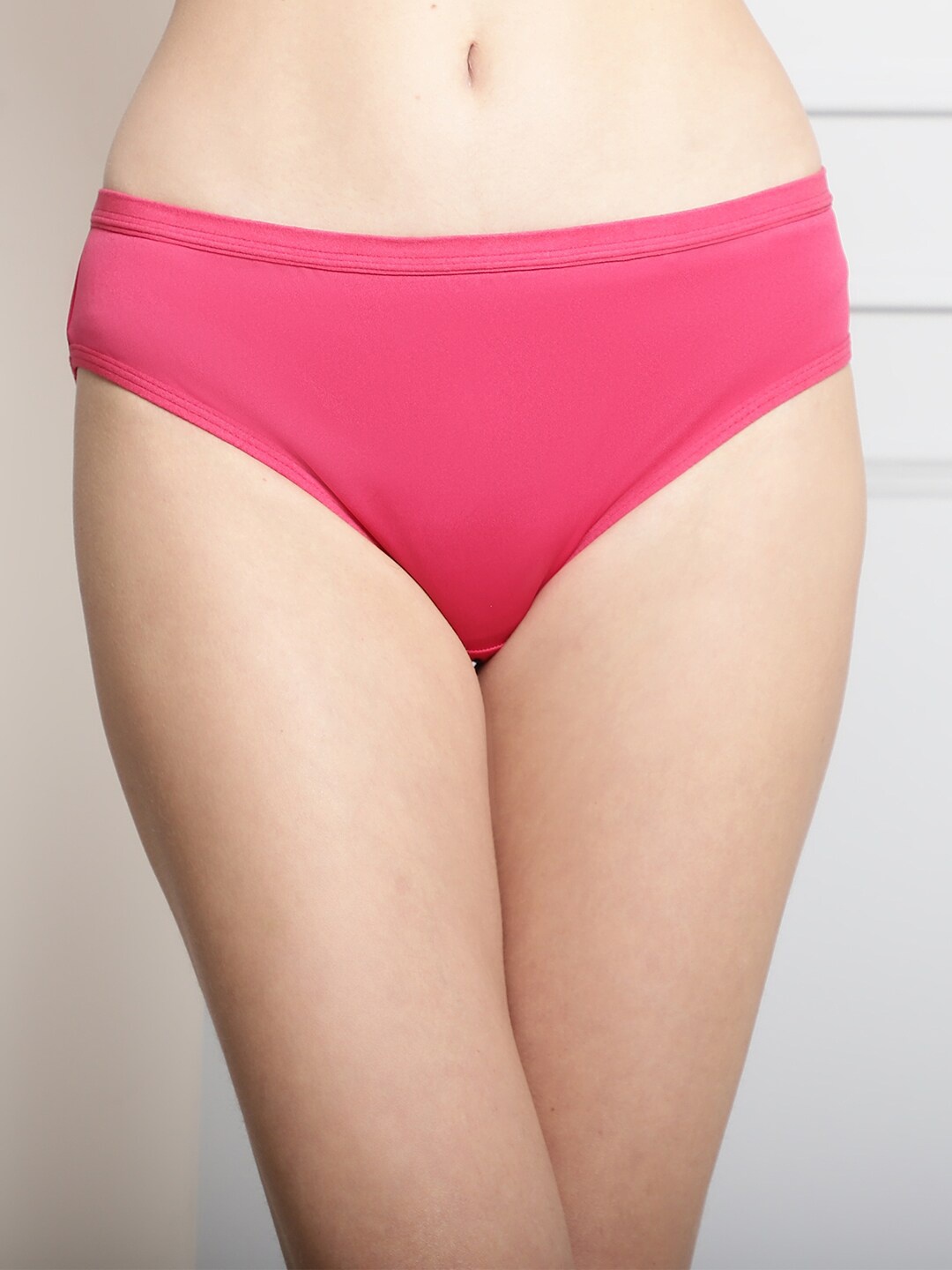 

PrettyCat Mid-Rise Bikini Briefs, Pink