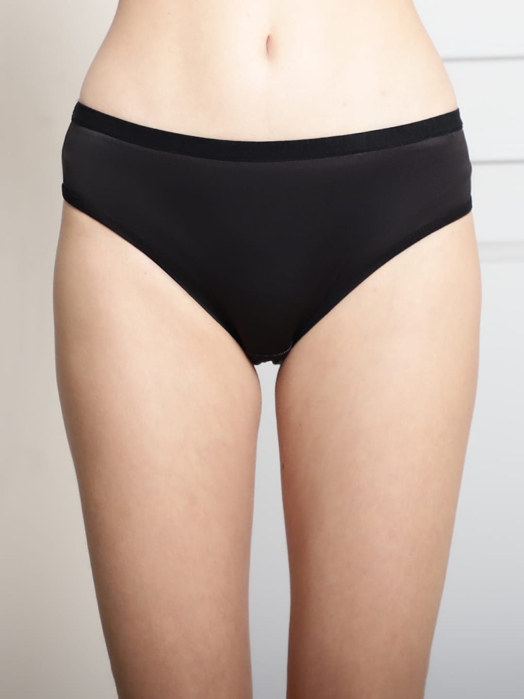 

PrettyCat Low-Rise Bikini Briefs, Black