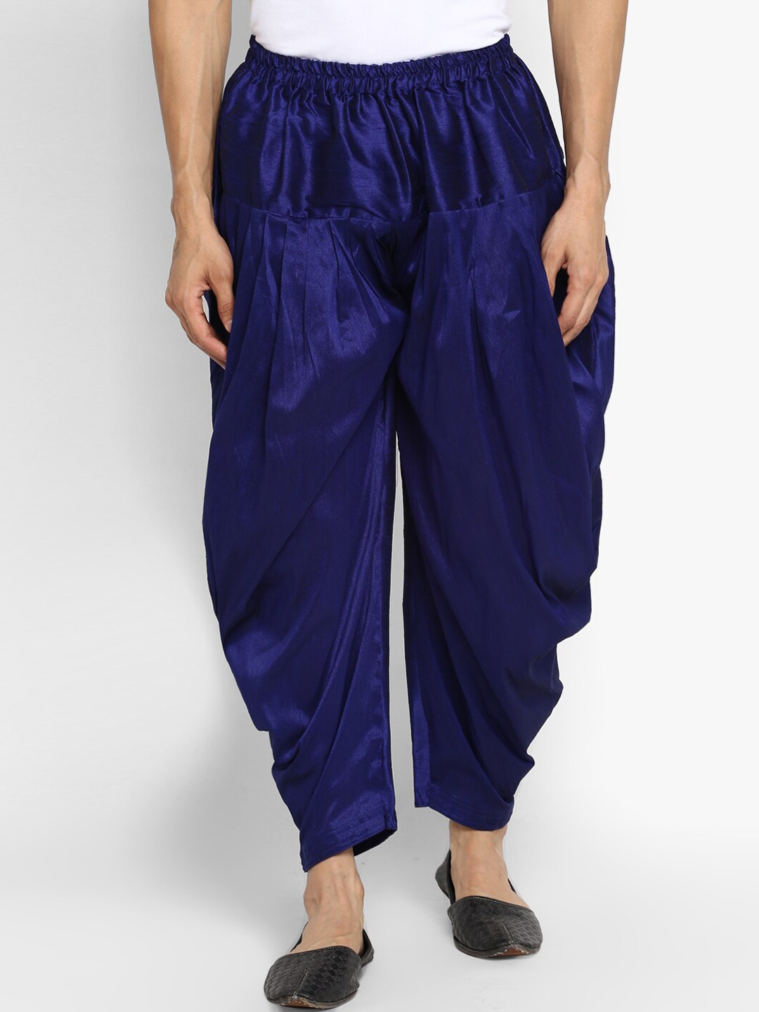 

ROYAL KURTA Men Mid-Rise Loose-Fit Salwar, Blue