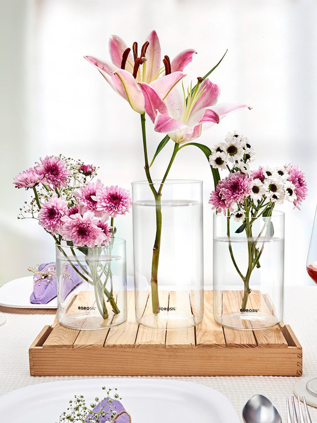 

BOROSIL Transparent Glass Vase - 750ml