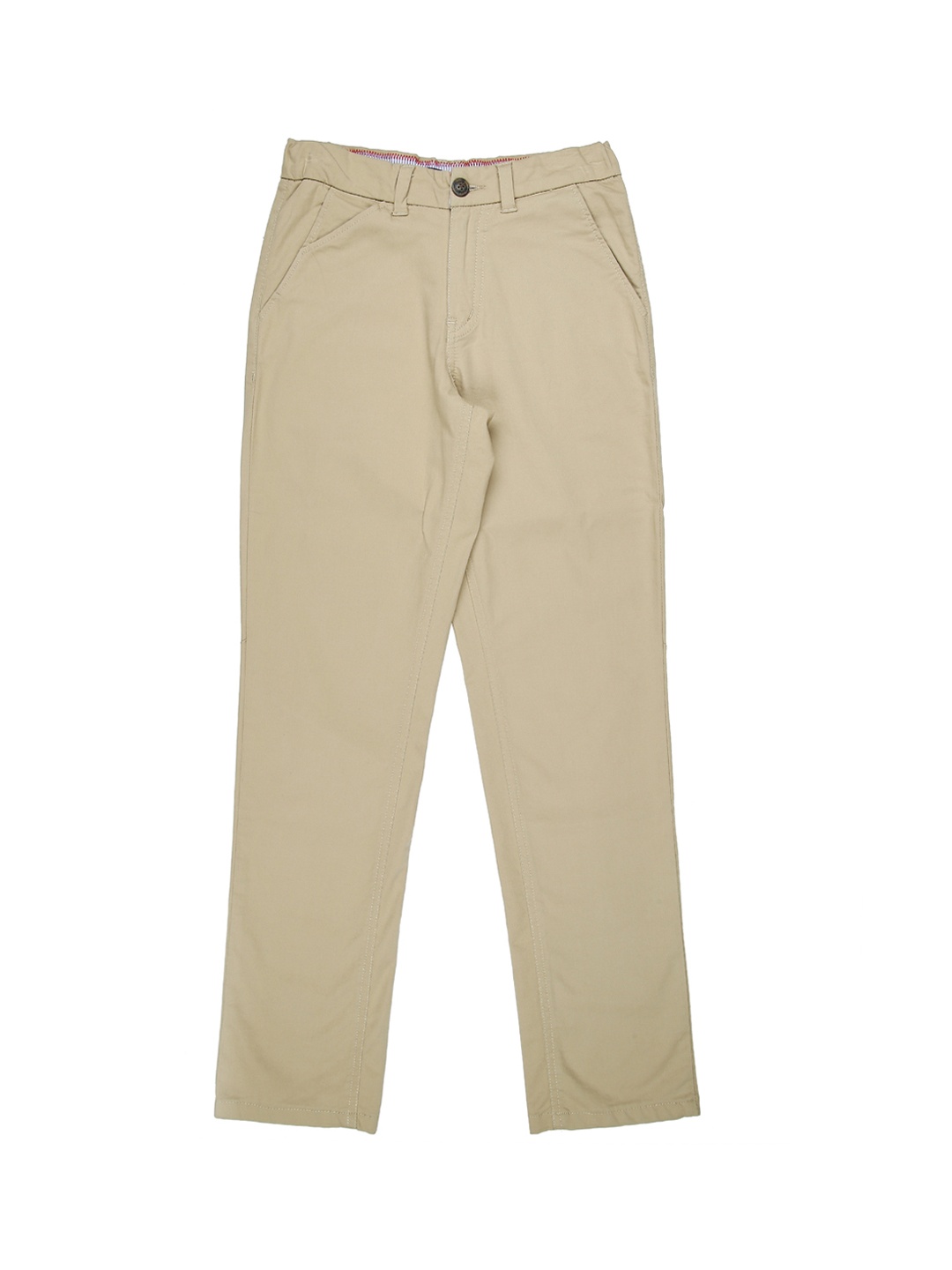 

Gini and Jony Boys Beige Regular Fit Solid Formal Trousers