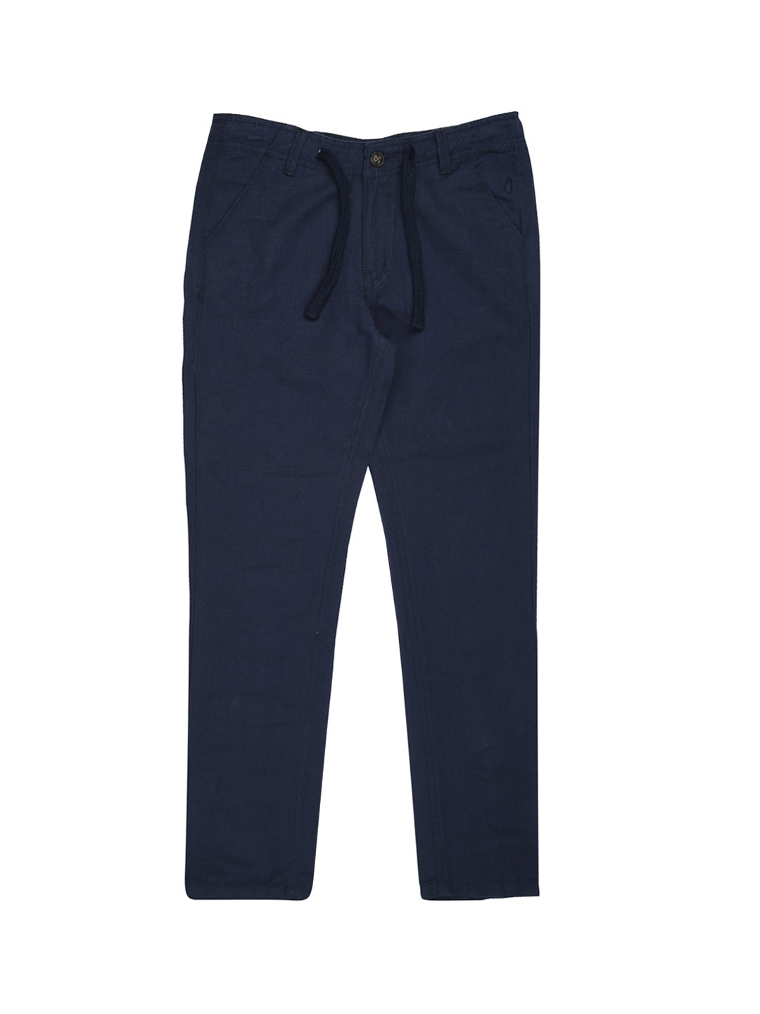 

Gini and Jony Boys Navy Blue Regular Fit Solid Formal Trousers