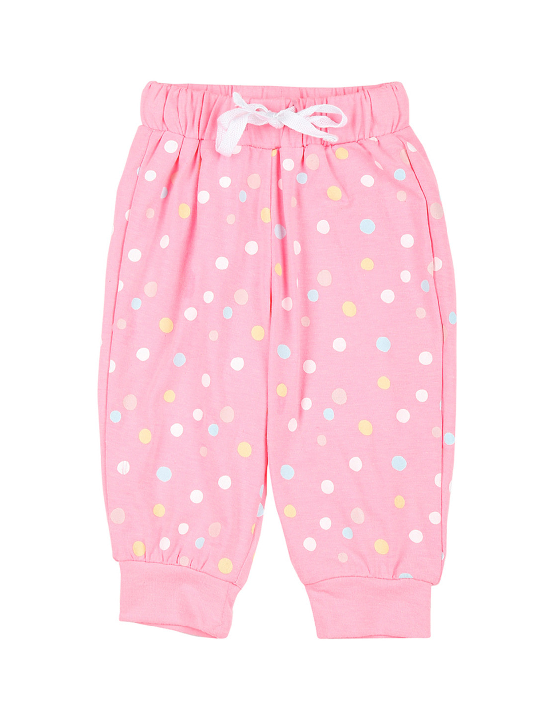 

Gini and Jony Girls Pink Regular Fit Printed Formal Trousers