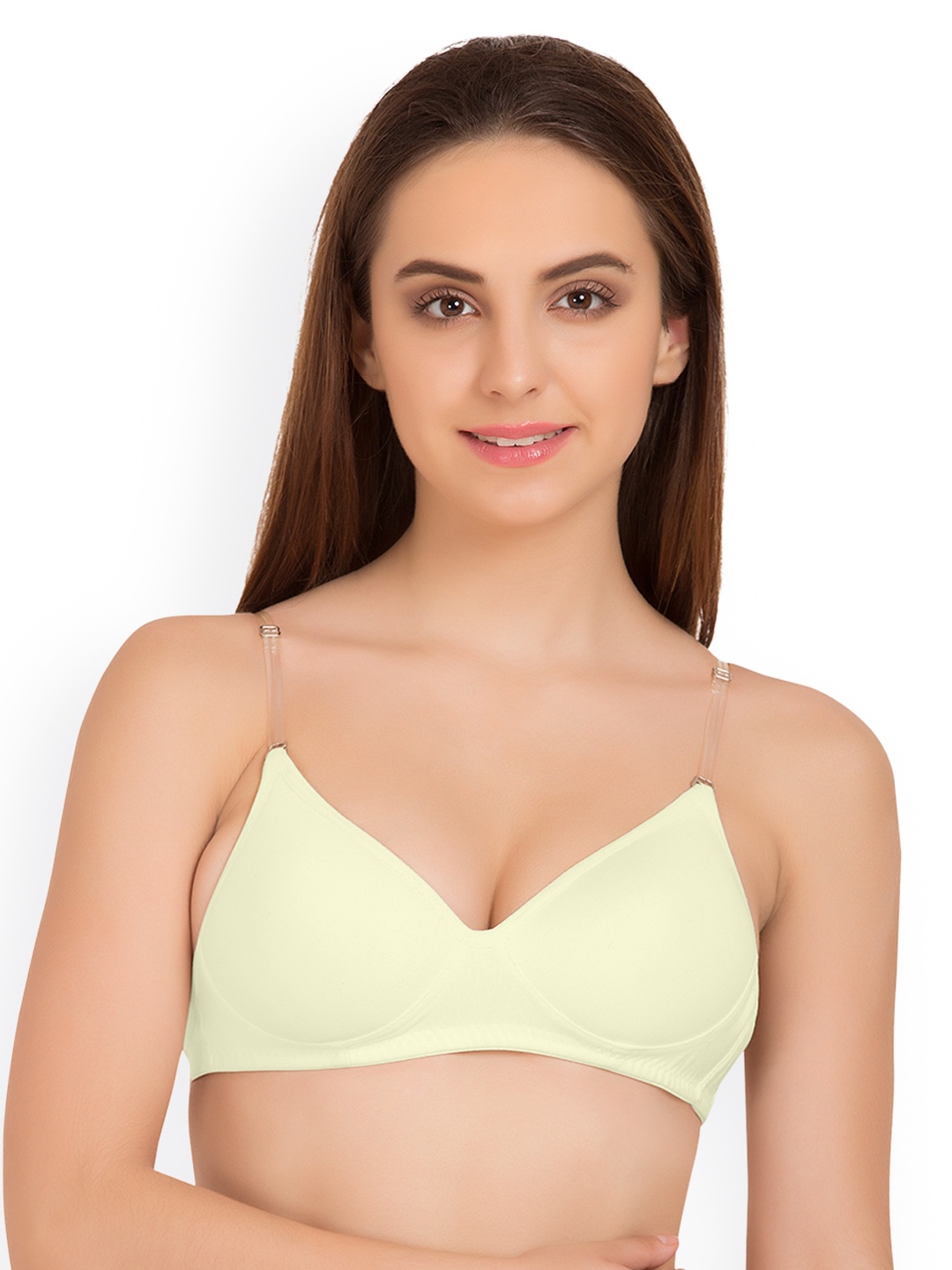 

Tweens Off-White Solid Non-Wired Heavily Padded T-shirt Bra TW_1315OFFW