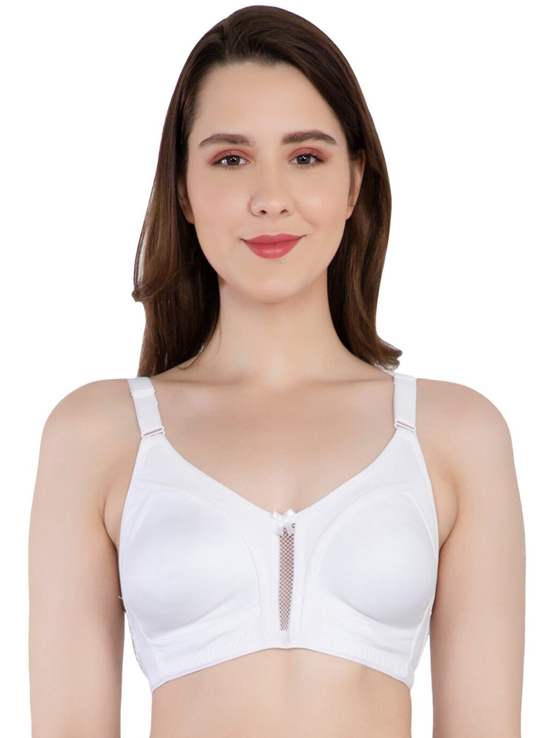 

Eve's Beauty Full Coverage All Day Comfort Cotton Bra, White