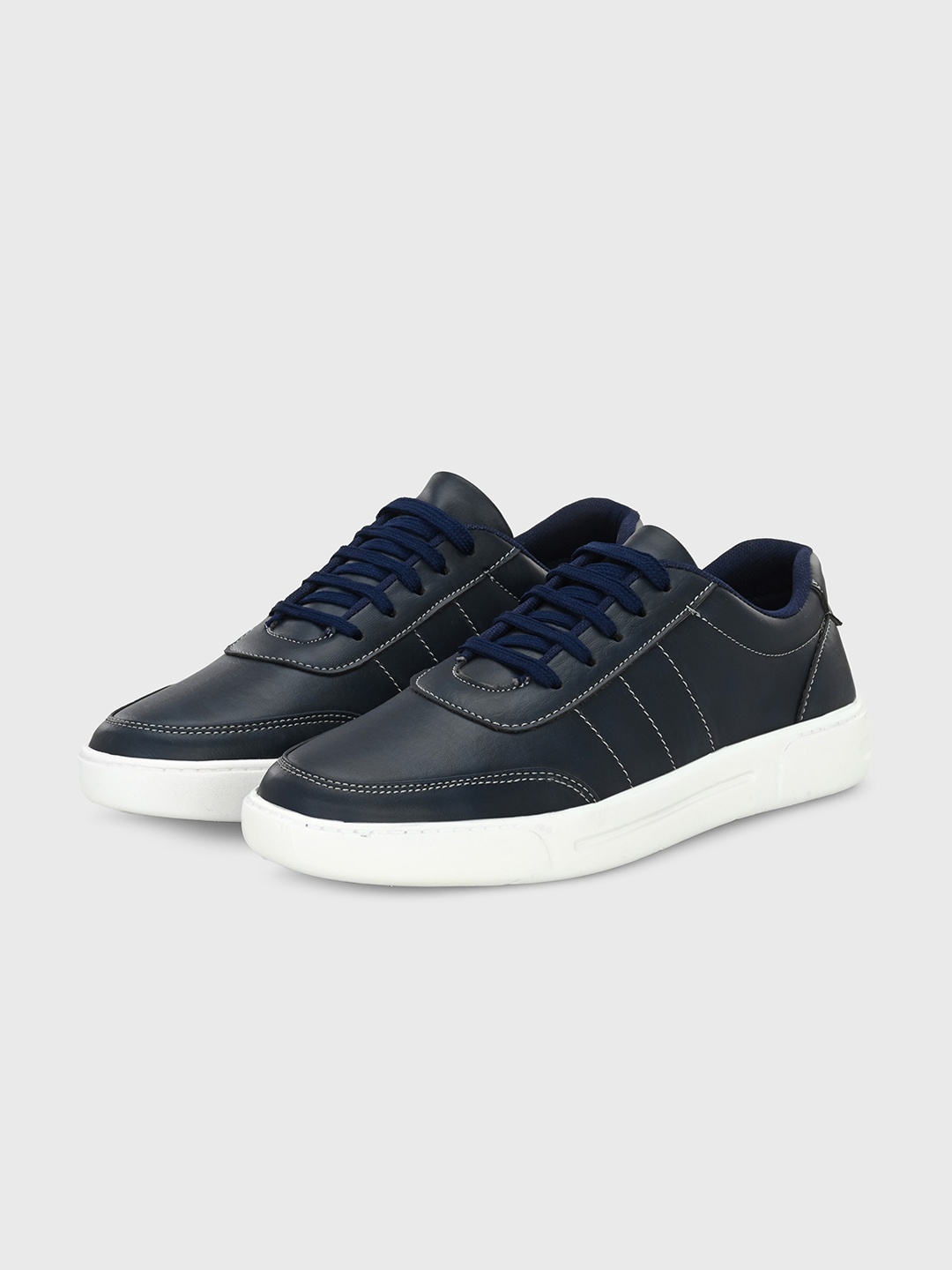 

Killer Men Padded Insole Contrast Sole Sneakers, Navy blue