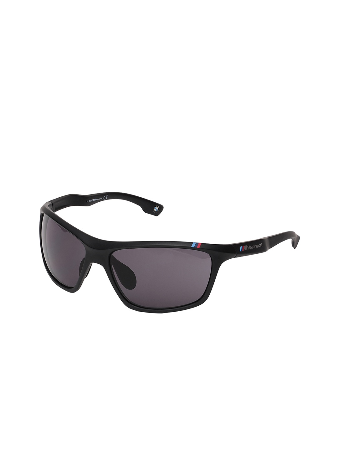 

BMW Men Sports Sunglasses with UV Protected Lens BS0006 02A, Black