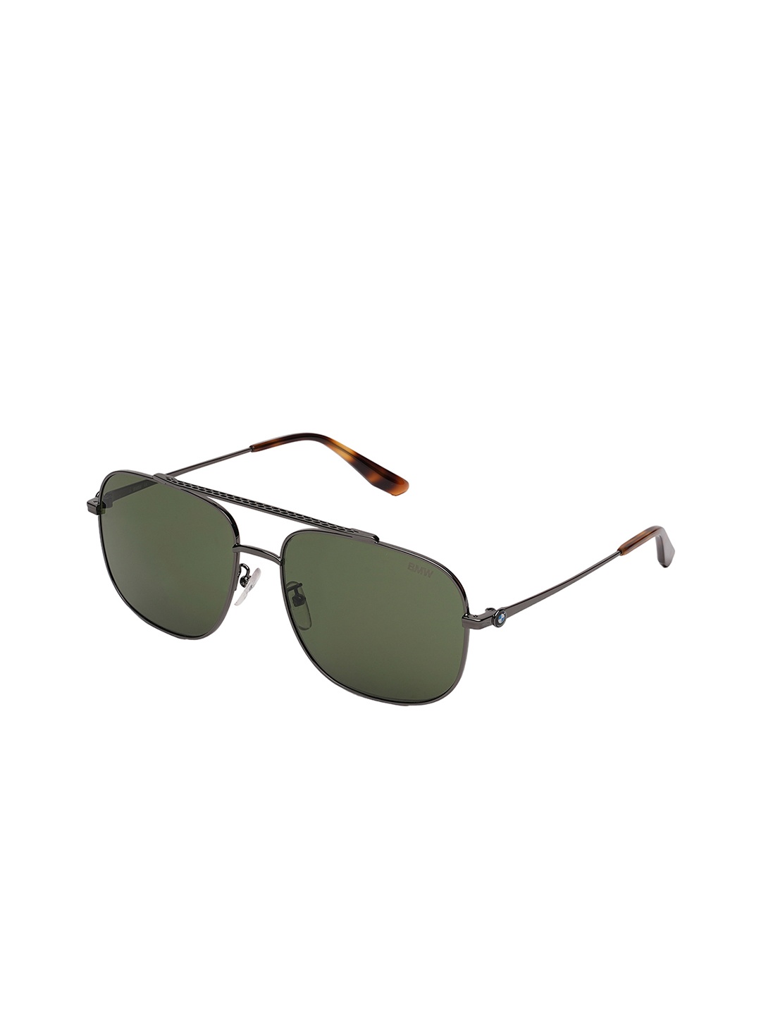 

BMW Men Aviator Sunglasses with UV Protected Lens BW0005 08N, Green