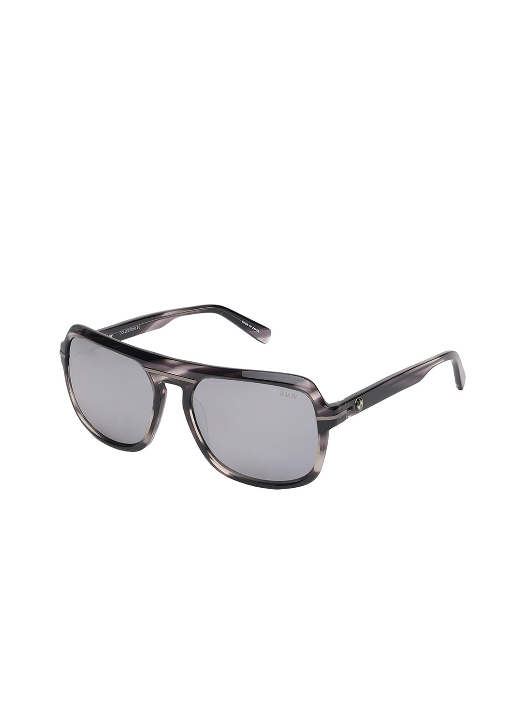 

BMW Men Full Rim Square Sunglasses B6531 20, Grey