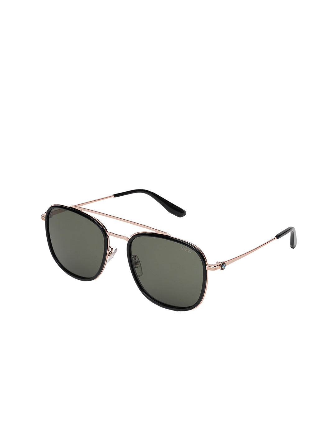 

BMW Unisex Aviator Sunglasses with UV Protected Lens BW0015 28N, Green
