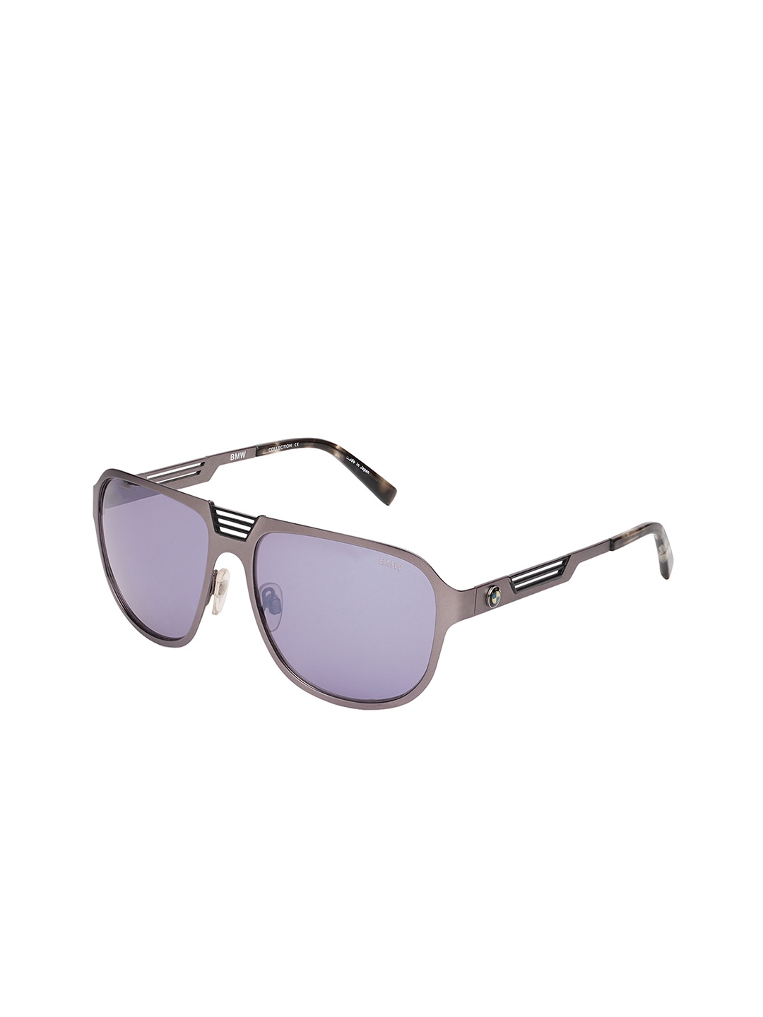 

BMW Men Full Rim Aviator Sunglasses B6541 20, Purple