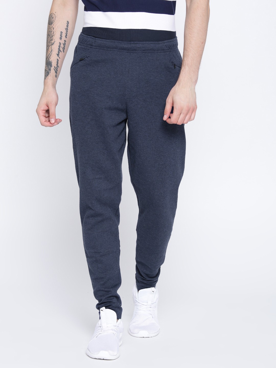 

Puma Men Navy Blue Slim Fit FINAL Casuals Sweat Joggers