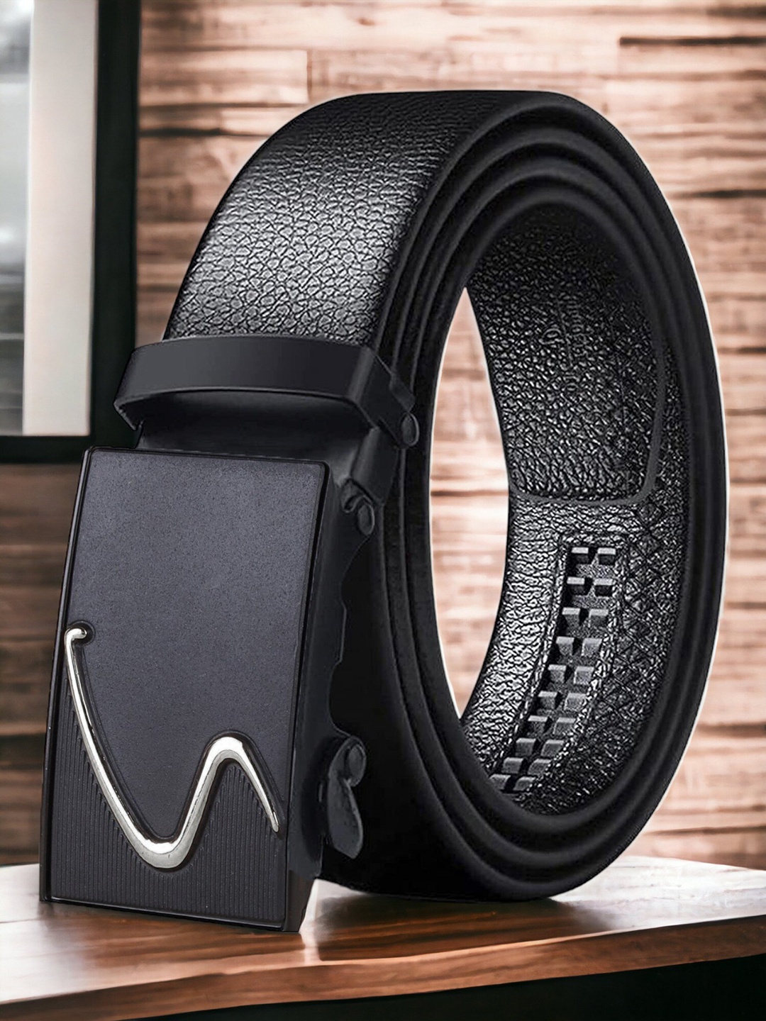 

Roadster Men Textured Belt, Black