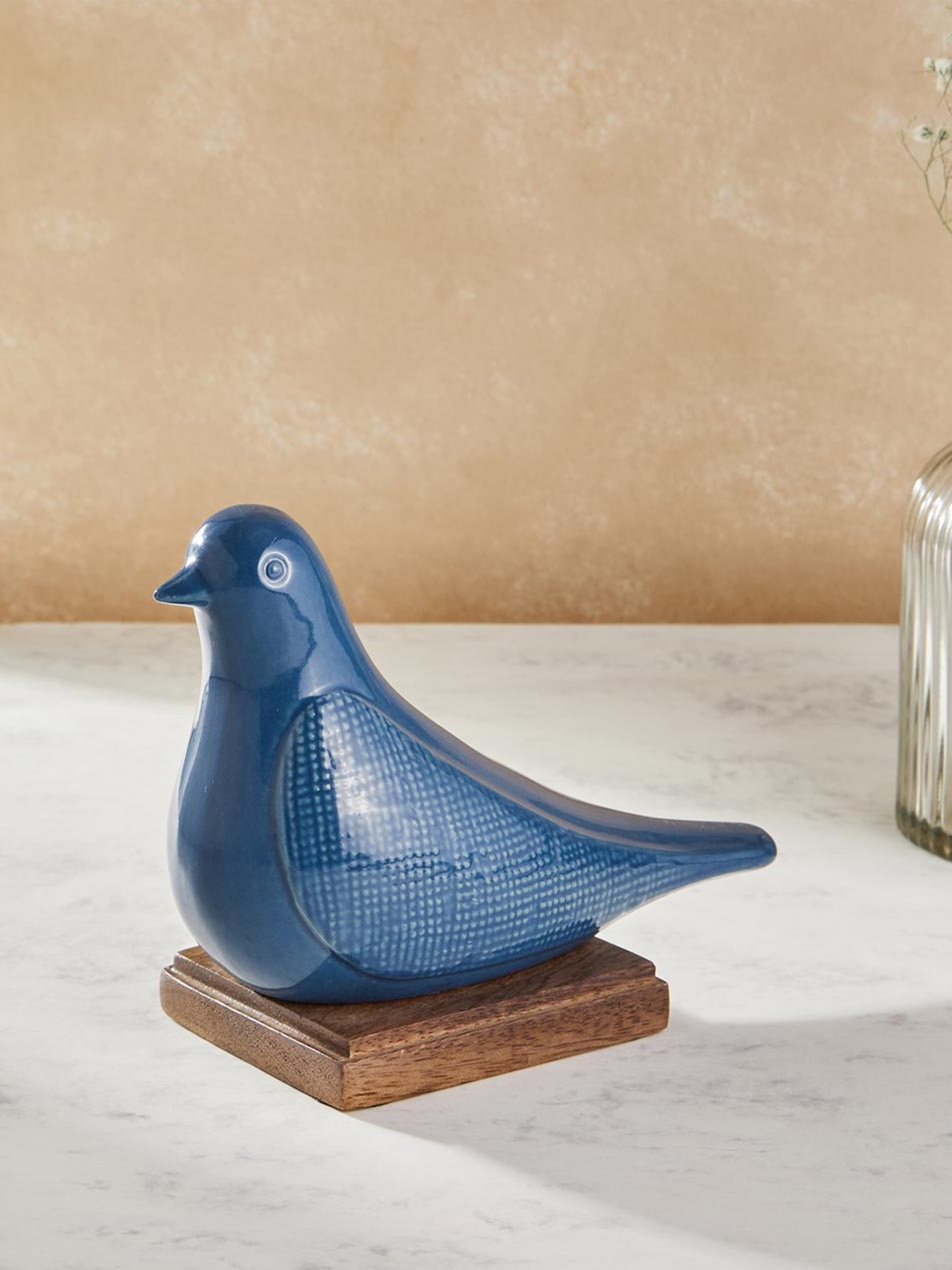 

Fabindia Blue Mitul Ceramic Bird Showpiece