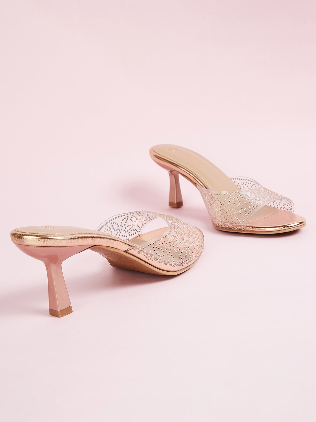 

Melange by Lifestyle Women Embellished Heels, Pink