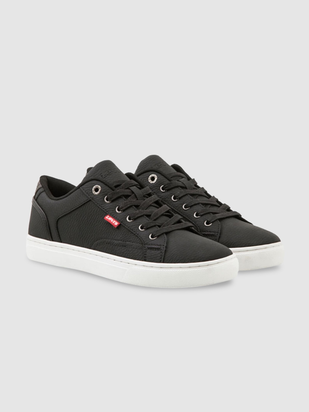 

Levis Men Textured Lace-Up Sneakers, Brown