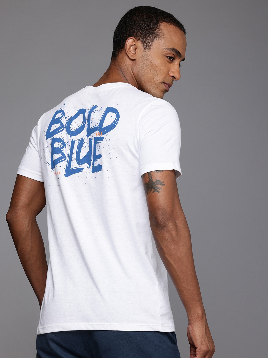

HRX by Hrithik Roshan Men Typography Printed T-shirt, White