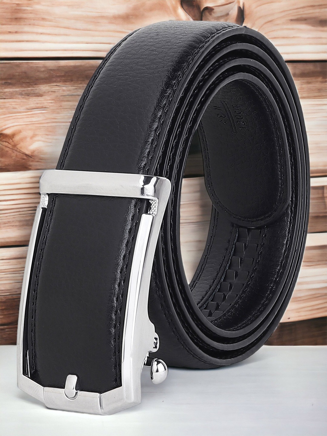 

INVICTUS Men PU Formal Belt, Black
