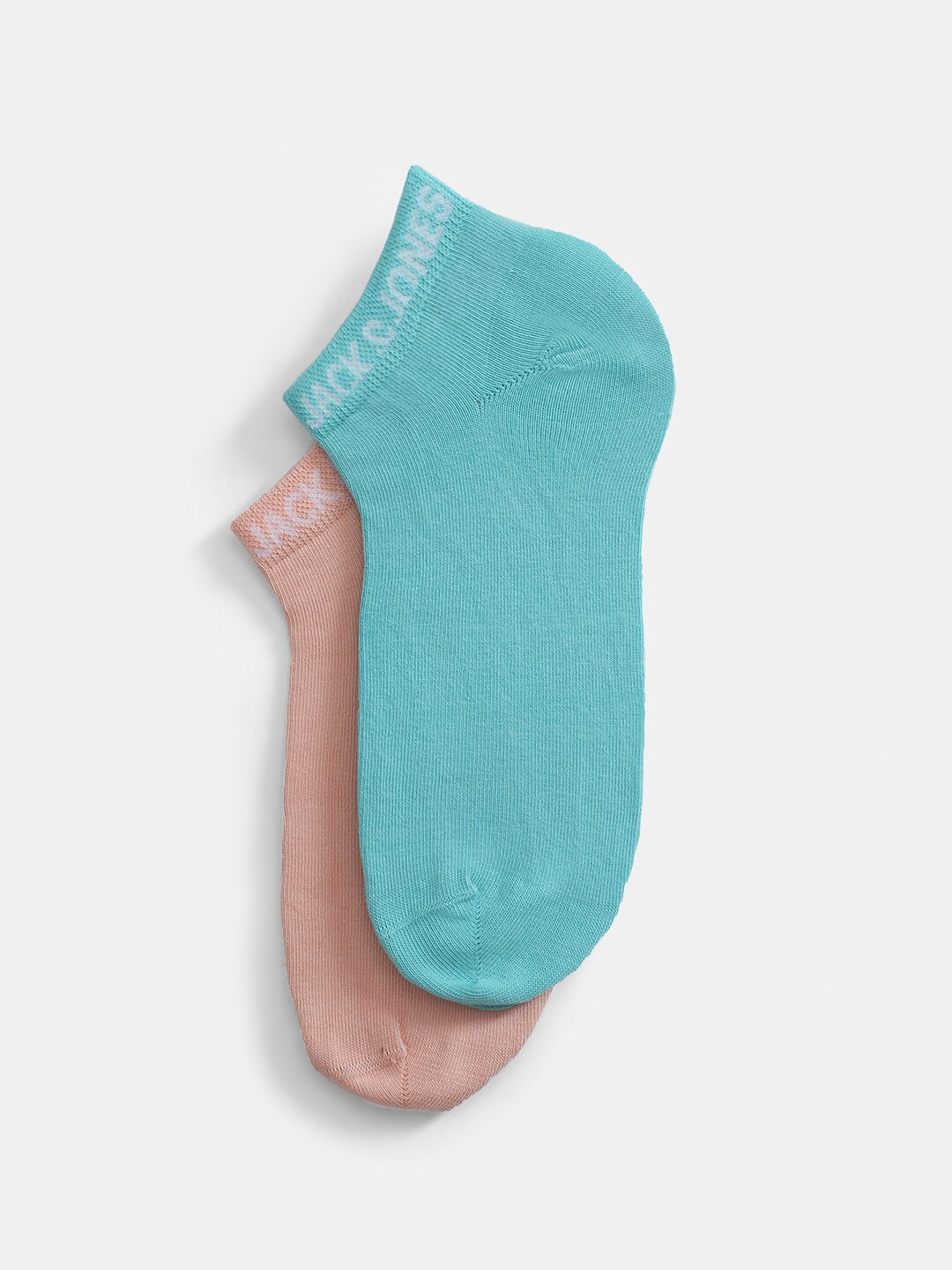 

Jack & Jones Men Pack Of 2 Ankle-Length Socks, Blue