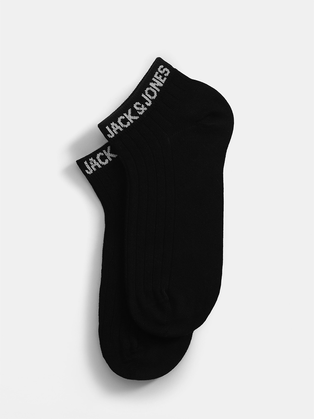 

Jack & Jones Men Pack Of 2 Ankle-Length Socks, Black