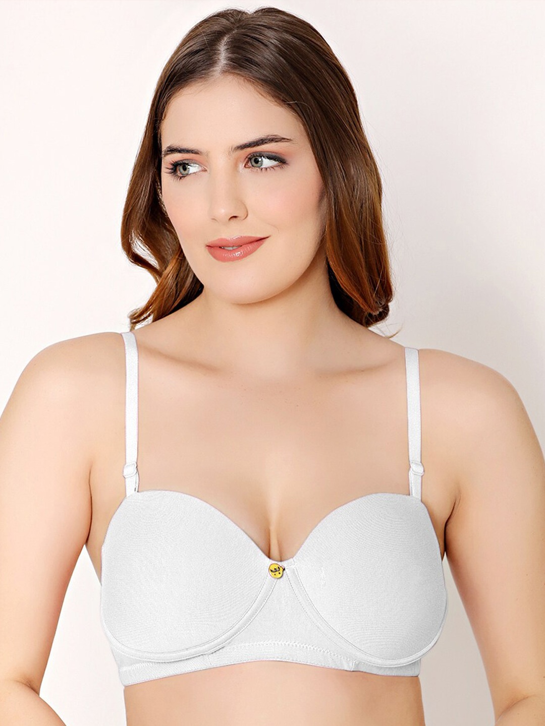 

Bodycare Full Coverage Heavily Padded Everyday Bra With All Day Comfort, White