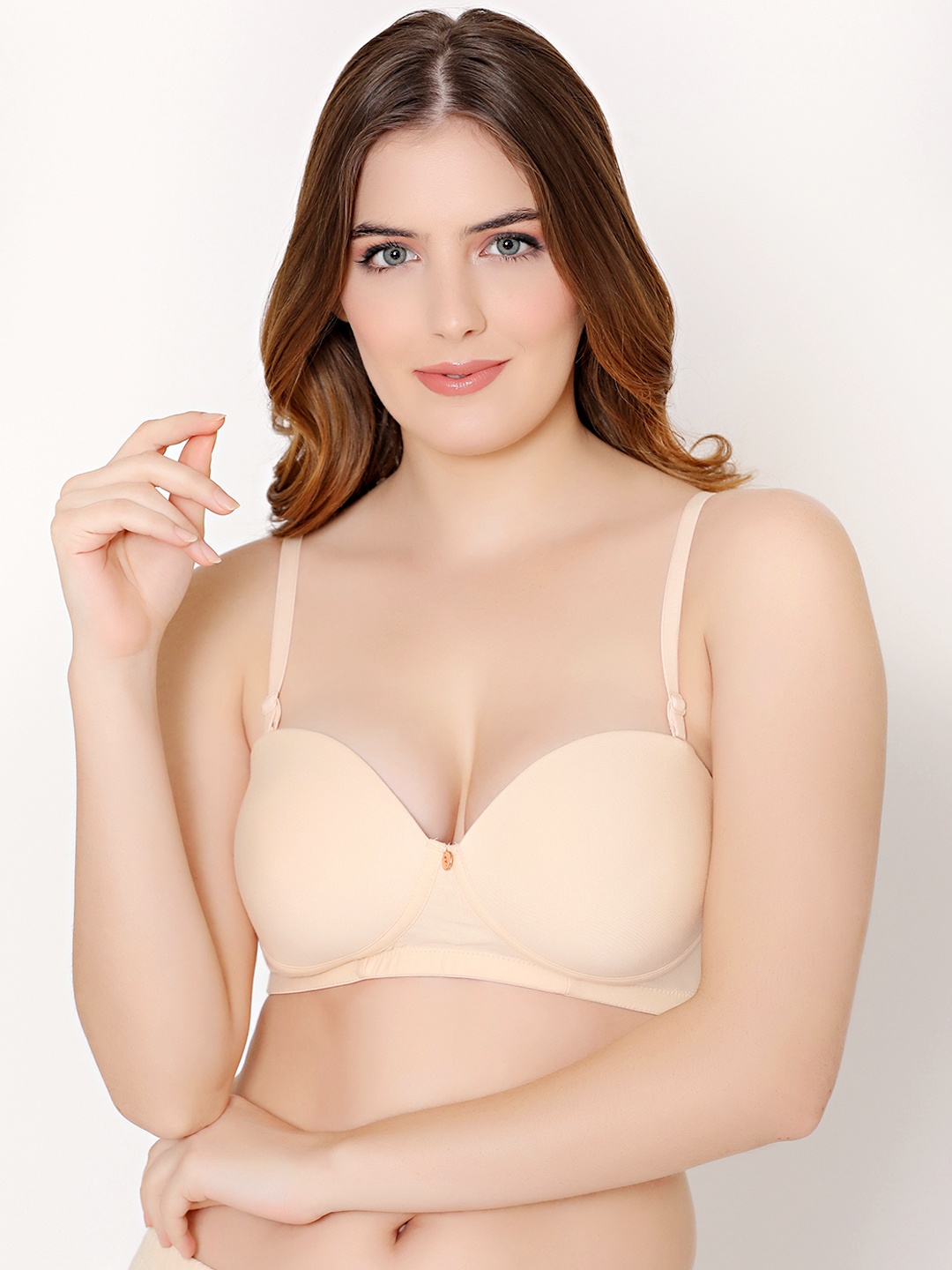 

Bodycare Full Coverage Heavily Padded Bra With All Day Comfort, Beige