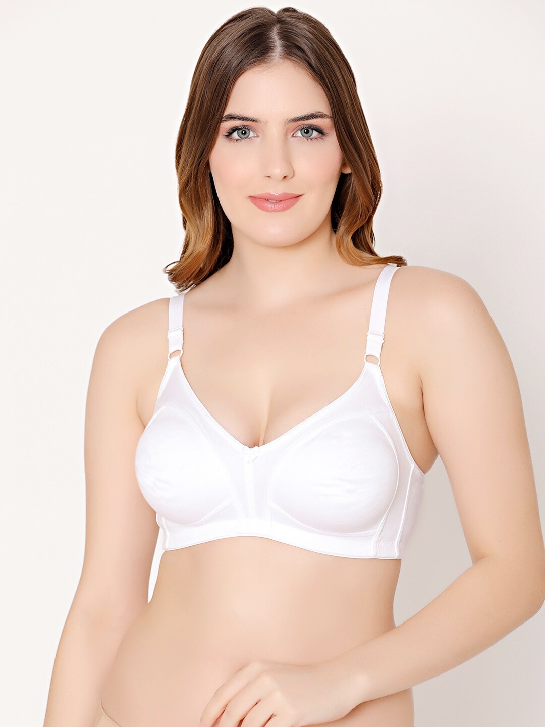 

Bodycare Full Coverage Non Padded Seamless Everyday Bra With All Day Comfort, White