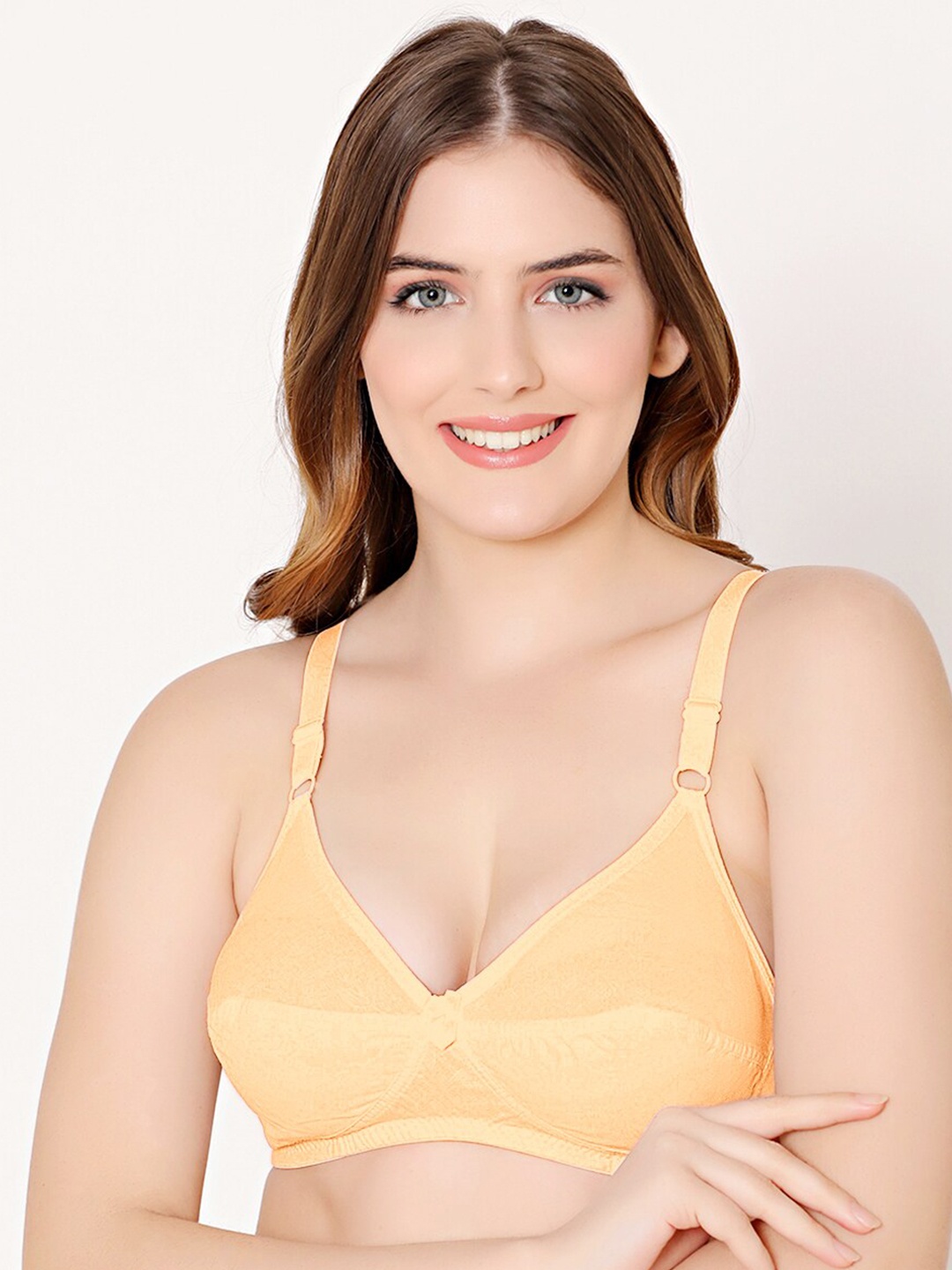 

Bodycare Non-Wired Non Padded Cotton Everyday Bra With All Day Comfort, Beige