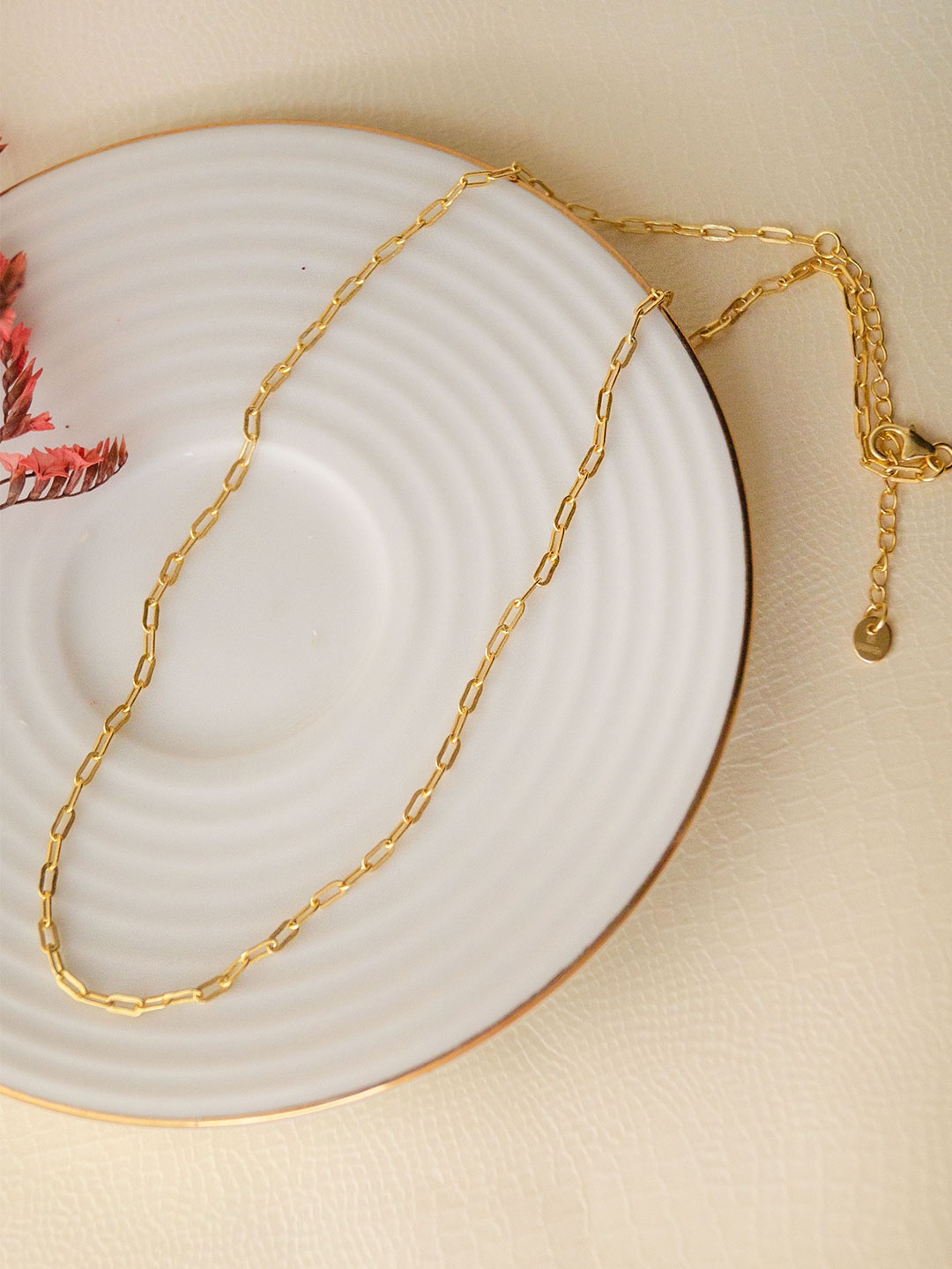 

MANNASH Gold-Plated Sterling Silver Chain