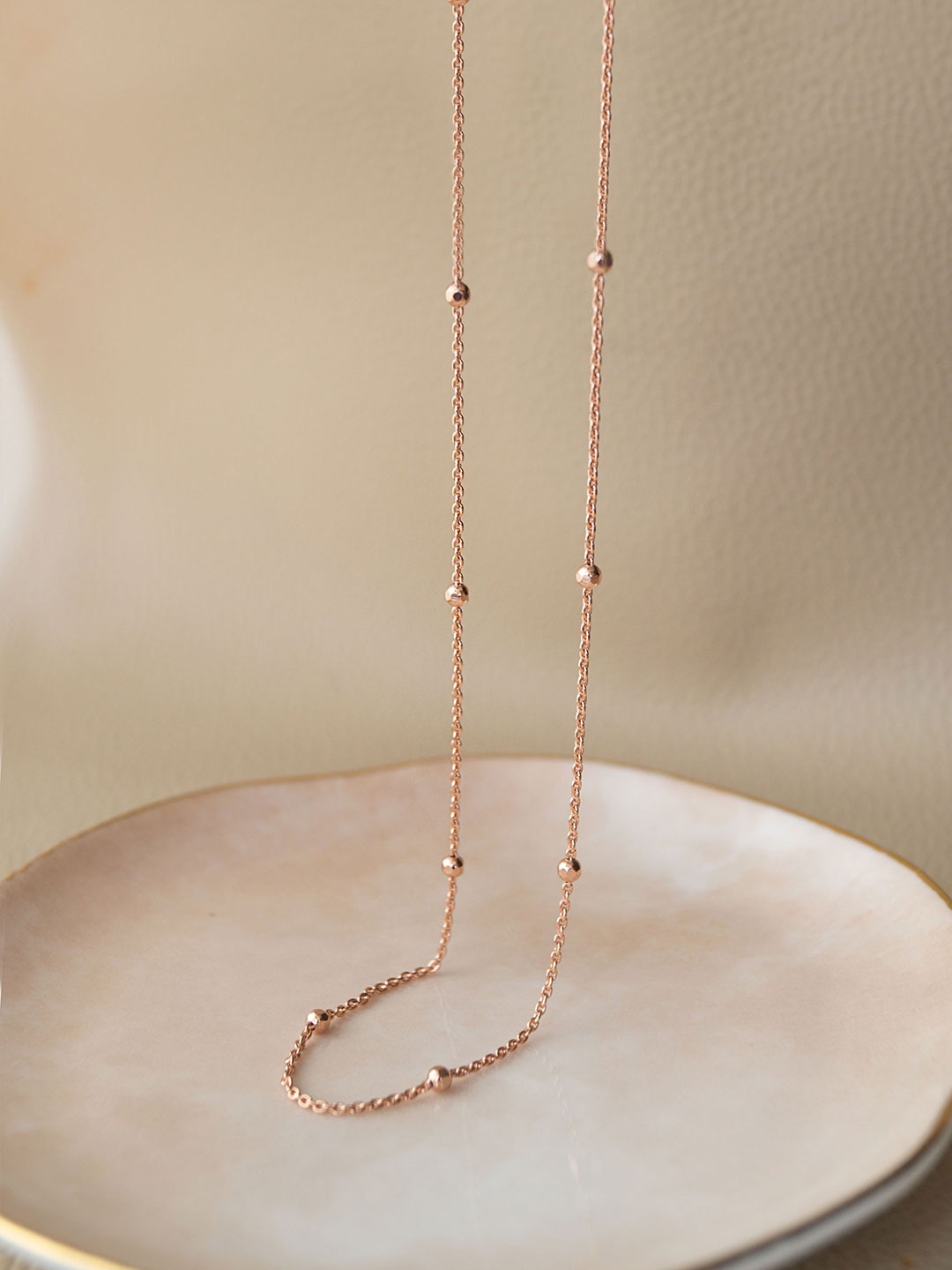 

MANNASH Rose Gold-Plated Sterling Silver Chain