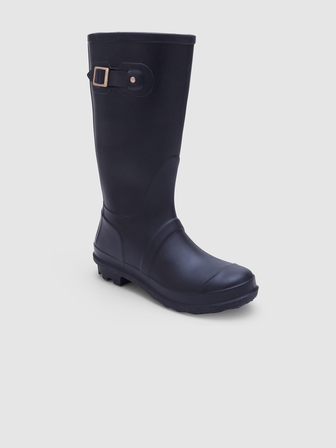 

Sole To Soul Women High-Top Rain Boots, Black