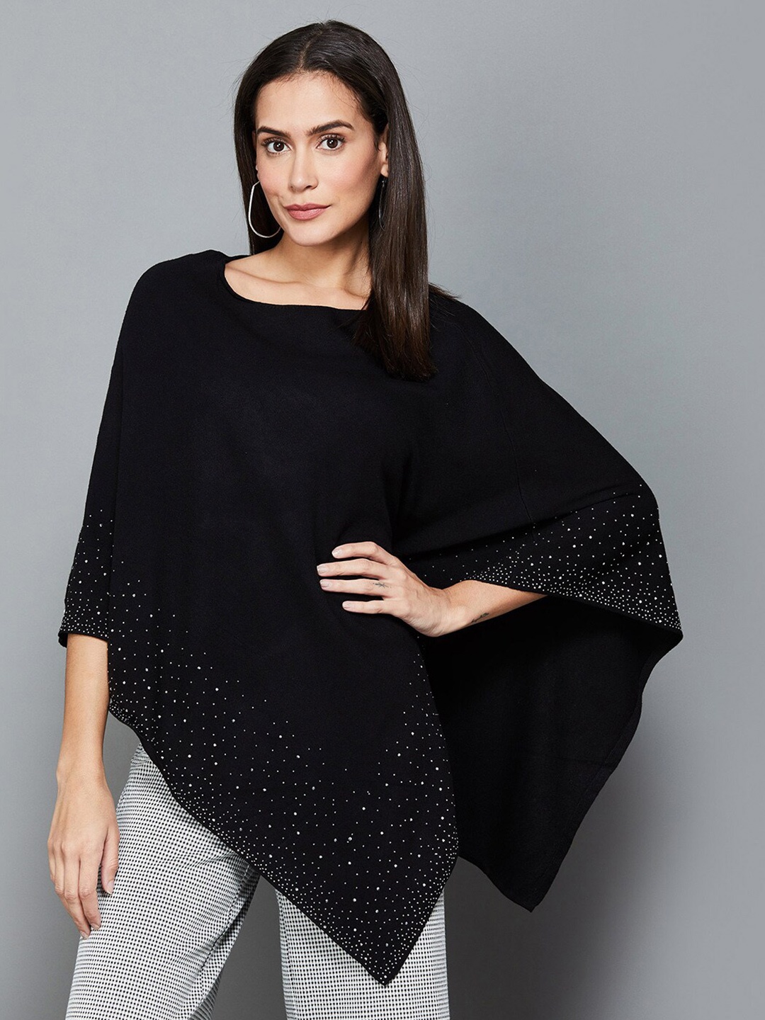 

CODE by Lifestyle Embellished Pullover, Black