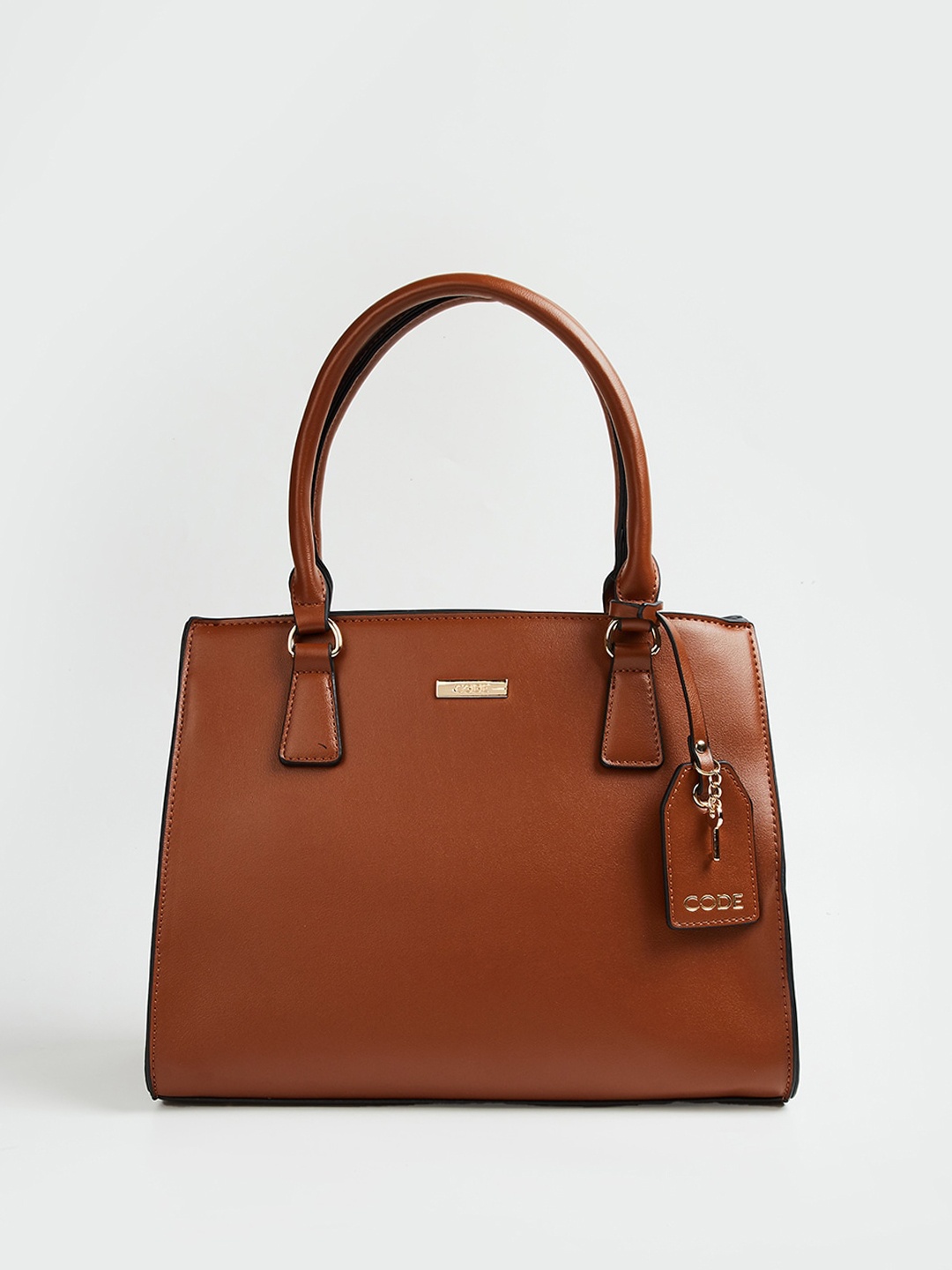 

CODE by Lifestyle Structured Handheld Bag, Tan