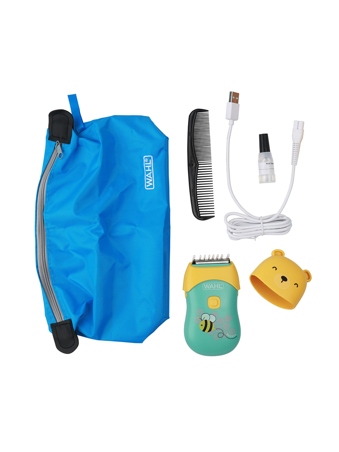 

WAHL Bee Gentle Li-Ion Rechargeable Baby Hair Clipper With Child Safety Lock, Blue