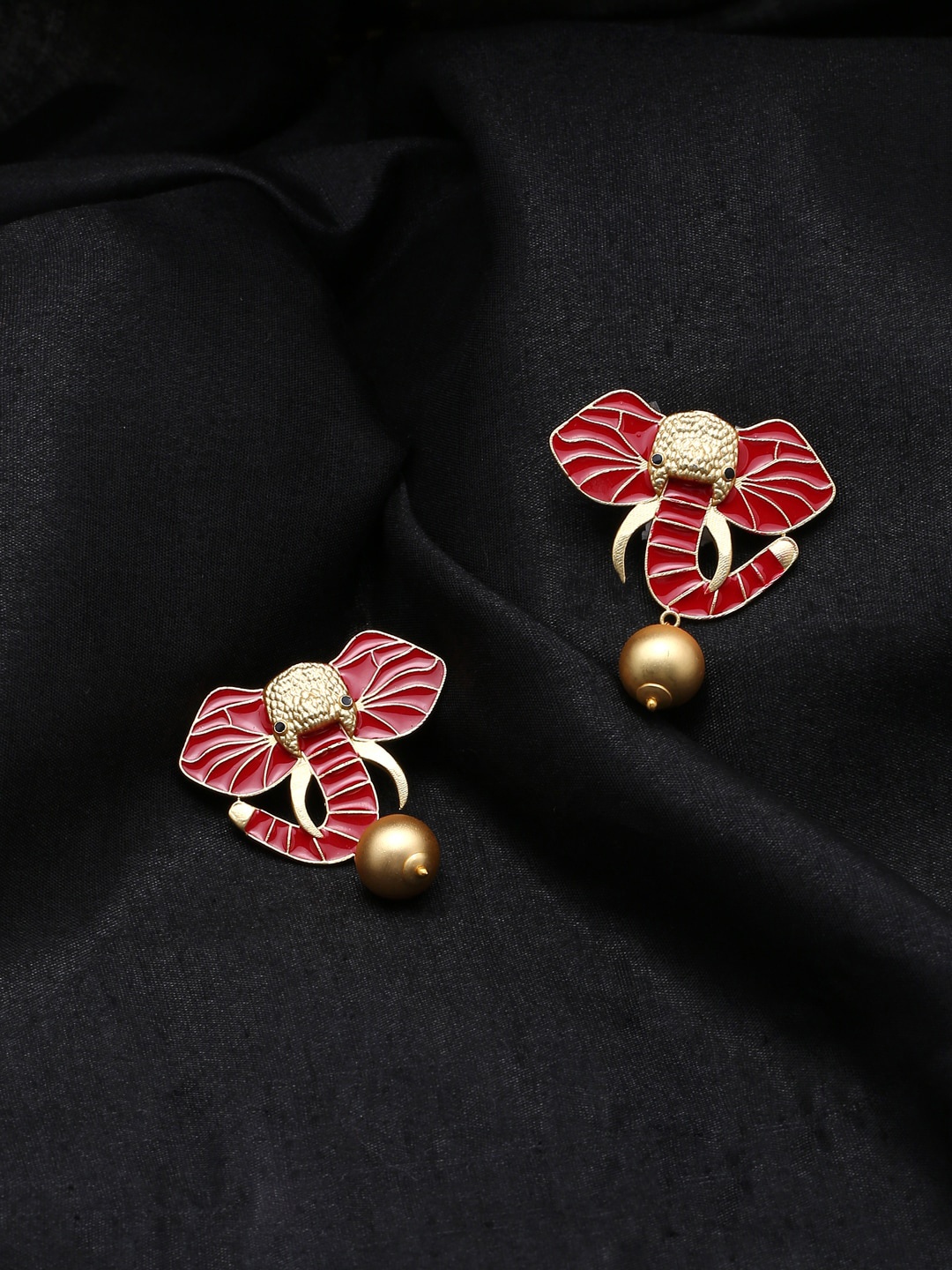 

CELEBRAVO Animal Shaped Beaded Drop Earrings, Gold