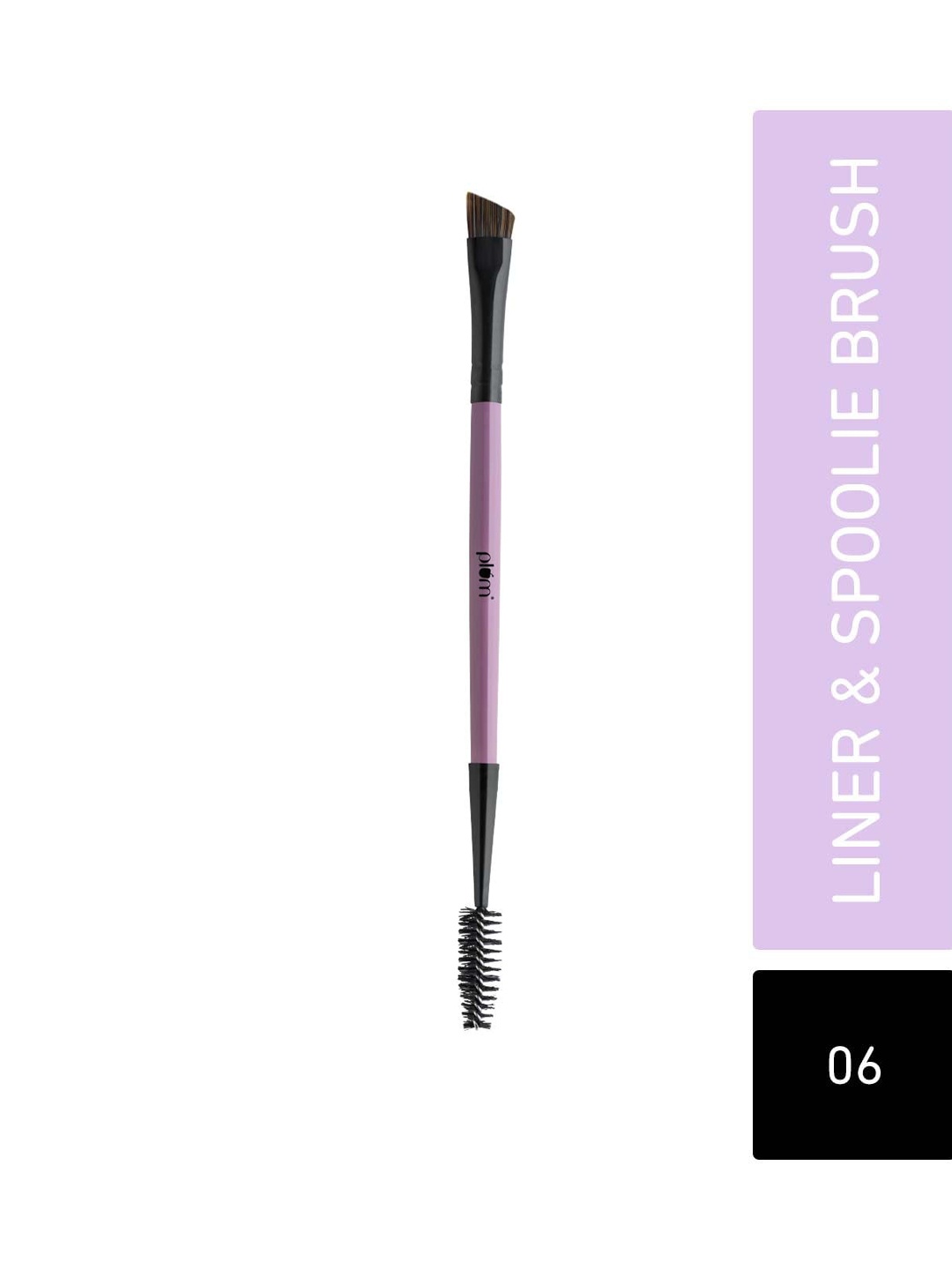 

Plum Soft Blend Liner & Spoolie Brush Ultra Soft Bristles Flawless Application - 06, Na