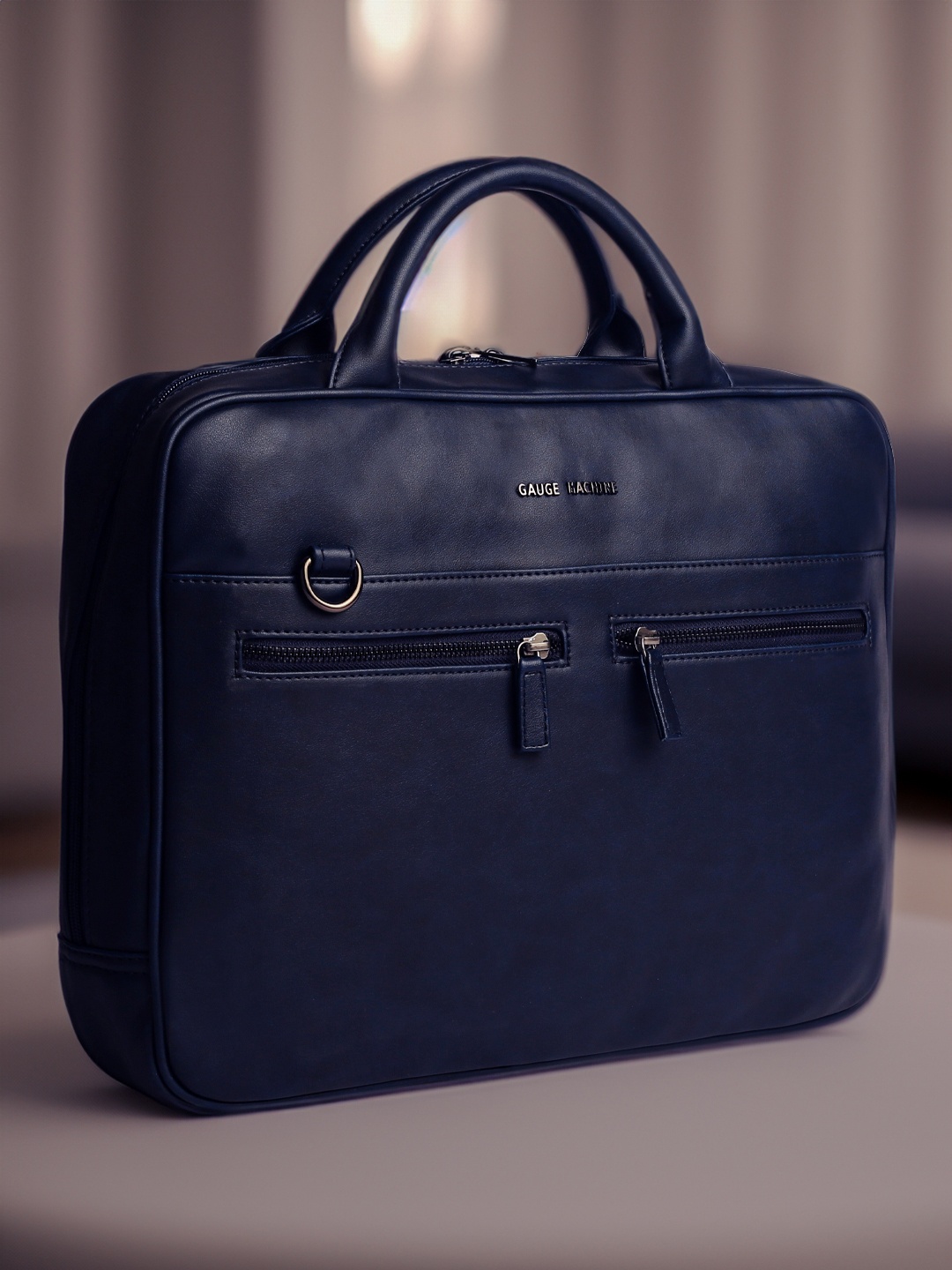 

Gauge Machine 16" Laptop Bag with Detachable Strap, Navy blue