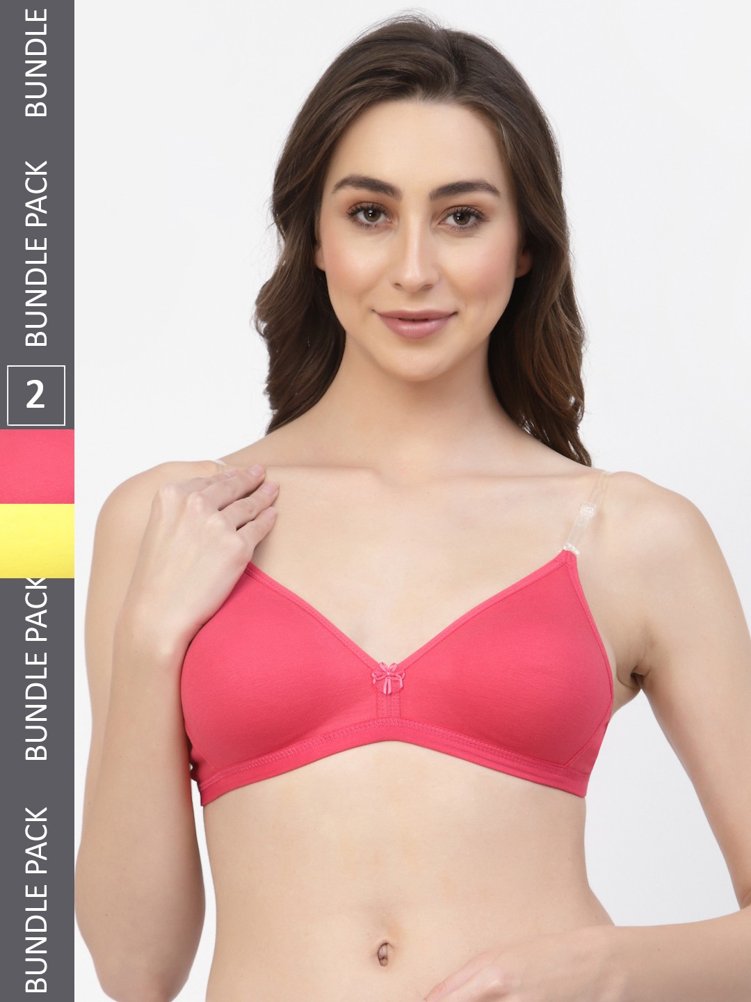 

Floret Pack Of 2 T-Shirt Bras T3005, Pink