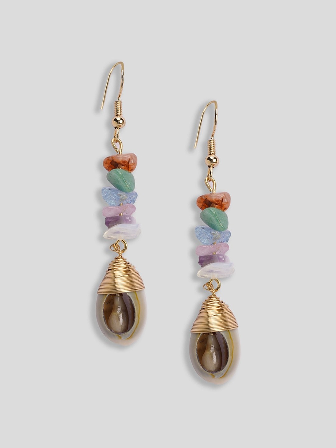 

AQUASTREET Gold-Plated Contemporary Drop Earrings