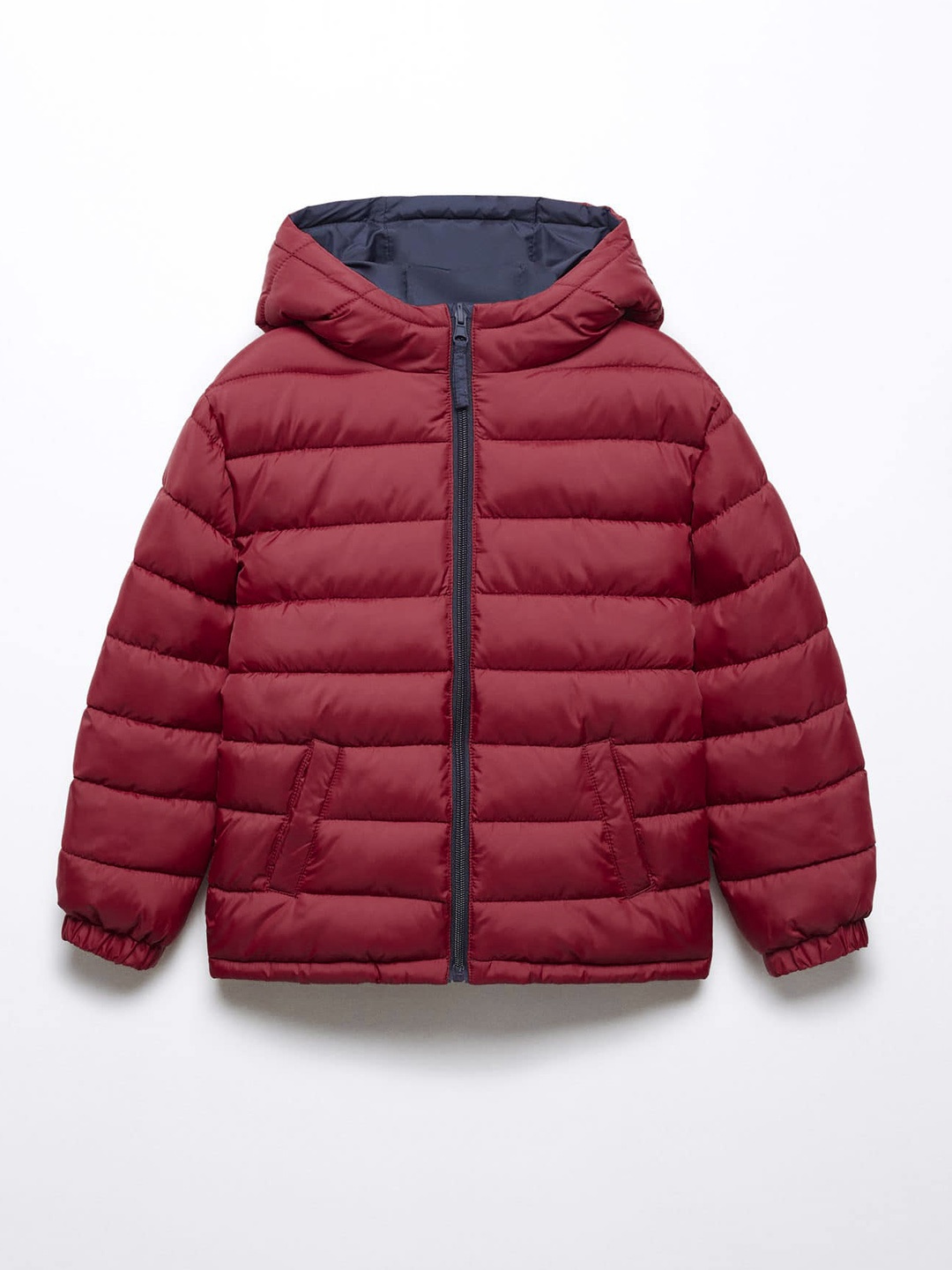 

Mango Kids Boys Reversible Padded Jacket, Maroon