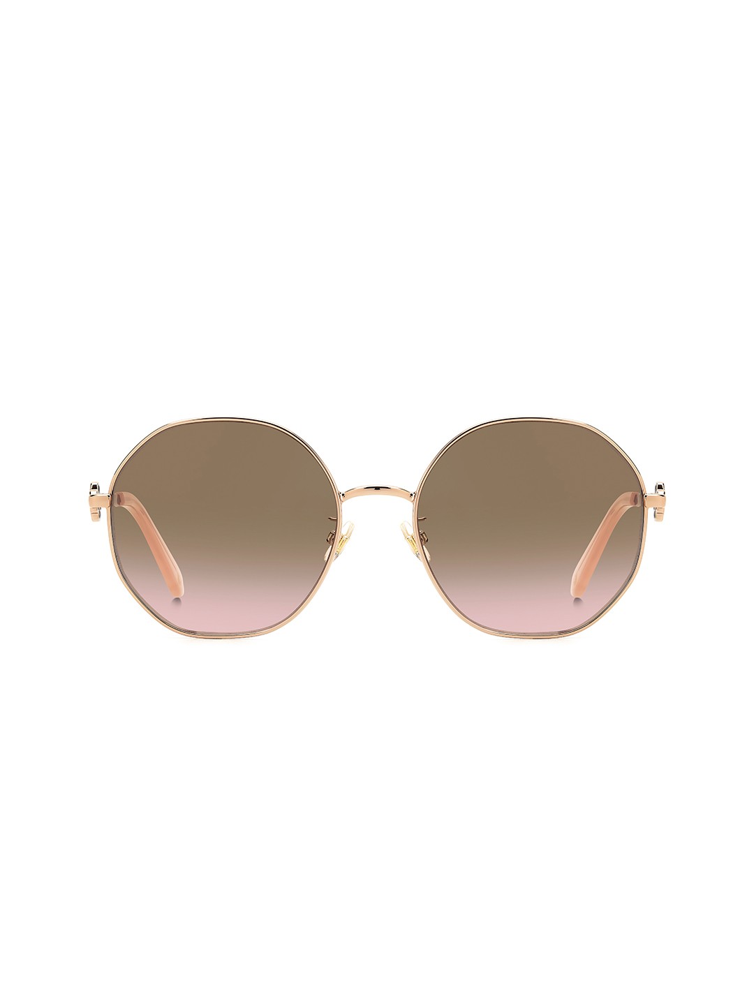 

kate spade NEW YORK Women Round Sunglasses With UV Protected Lens 20550400056M2, Gold