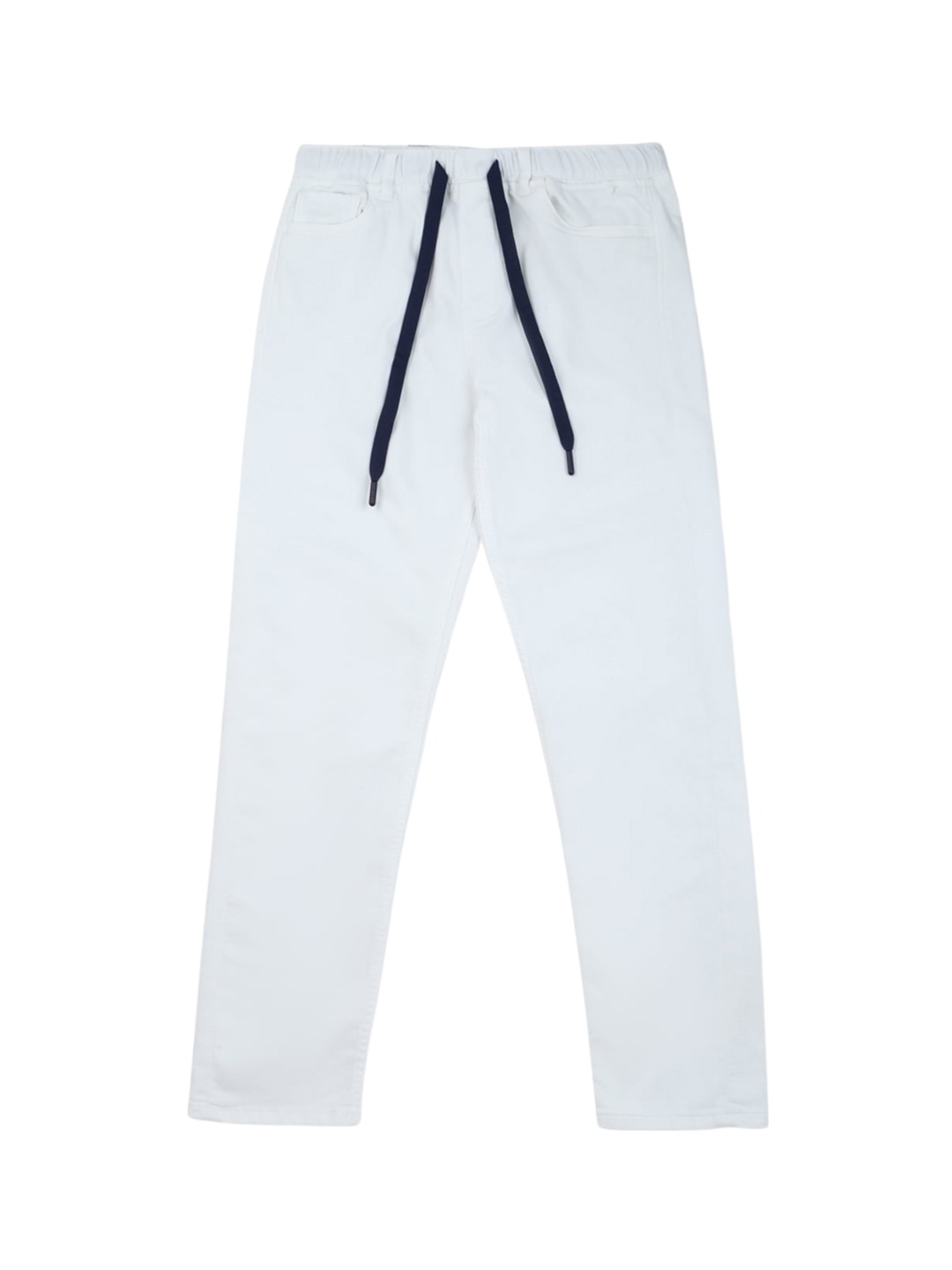 

Peter England Boys Clean Look Mid-Rise Stretchable Jogger, White