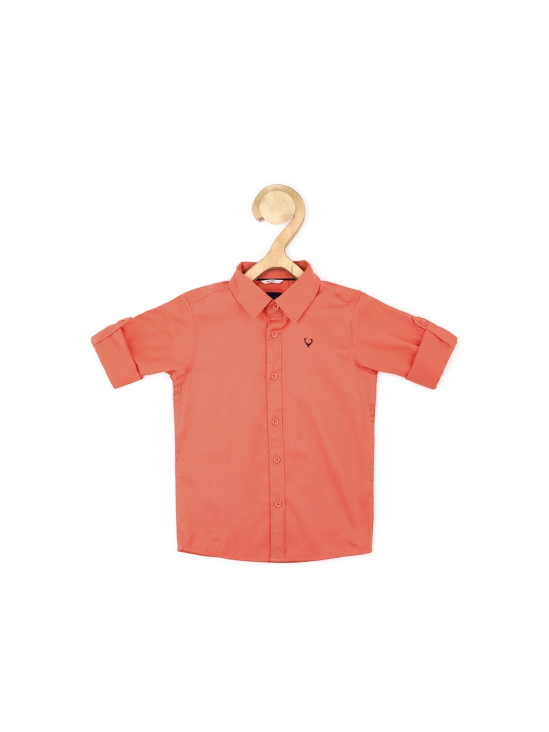 

Allen Solly Junior Boys Slim Fit Textured Casual Shirt, Peach