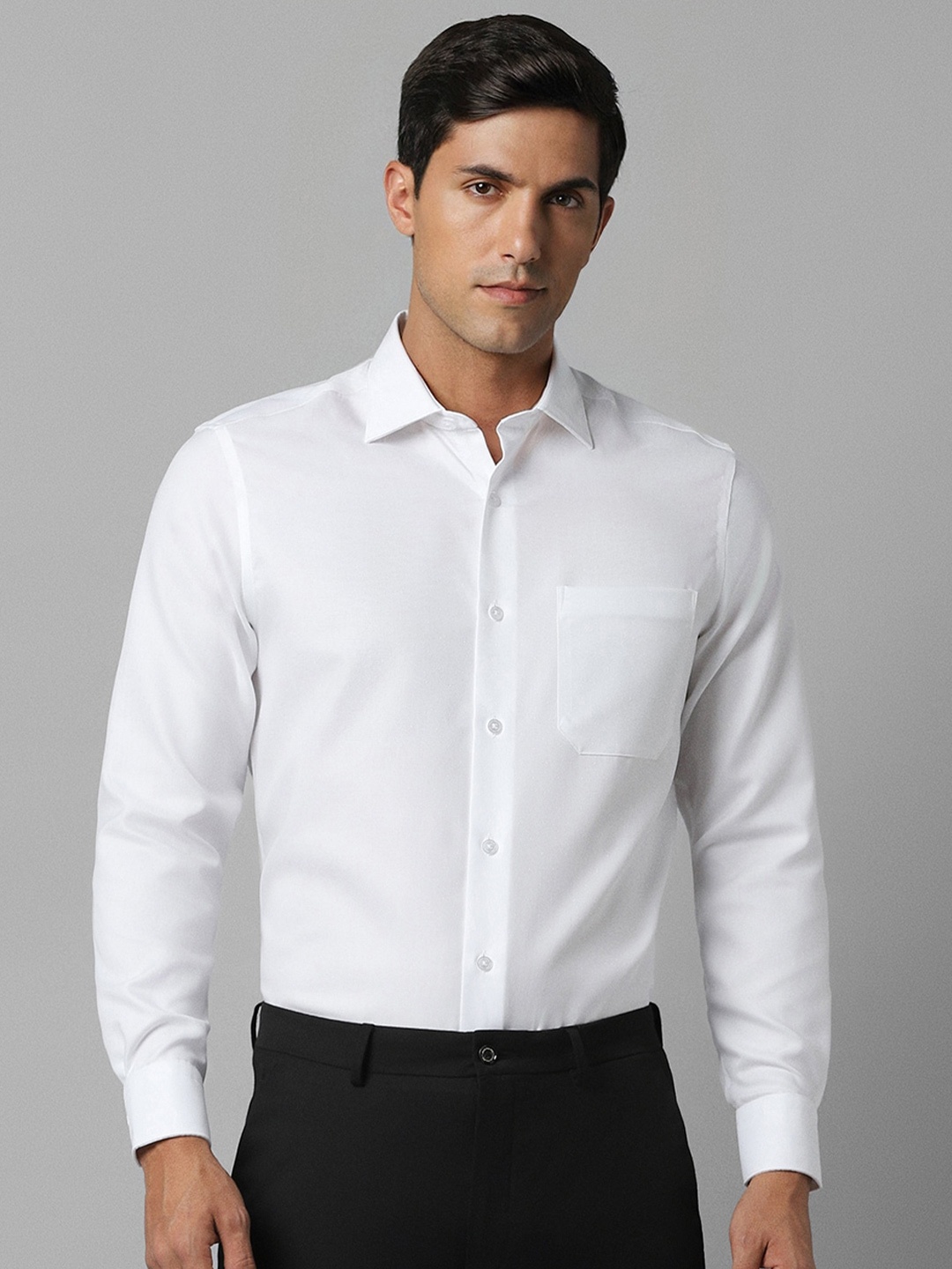 

Louis Philippe Opaque Pure Cotton Formal Shirt, White