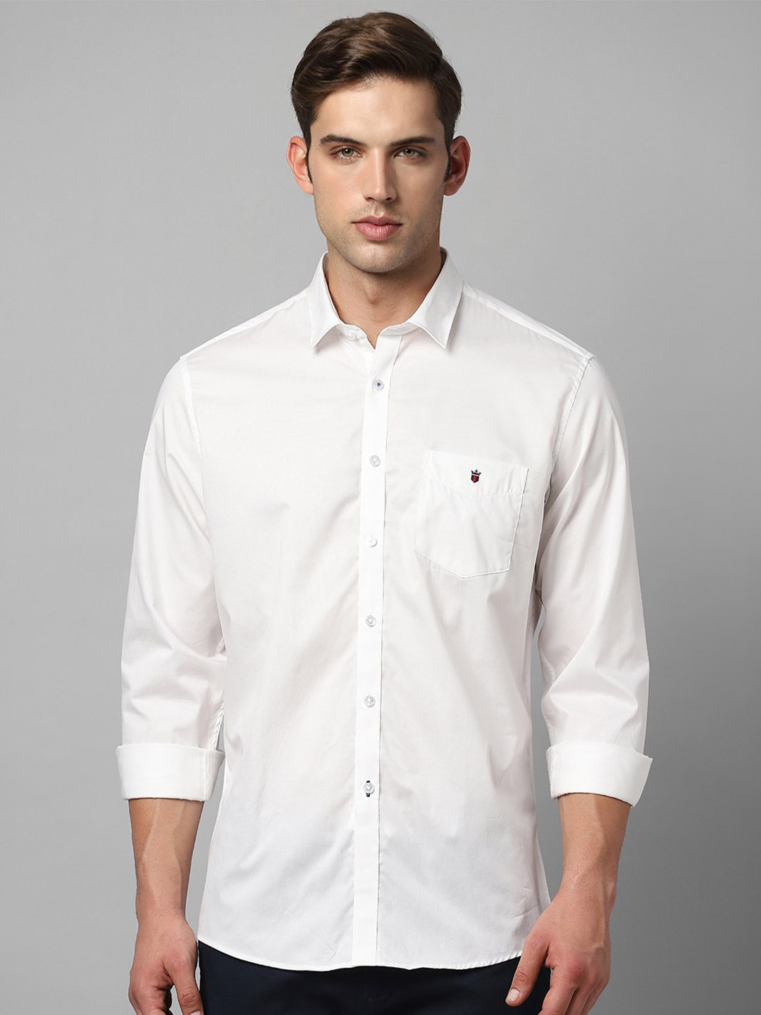 

Louis Philippe Sport Slim Fit Pure Cotton Casual Shirt, White