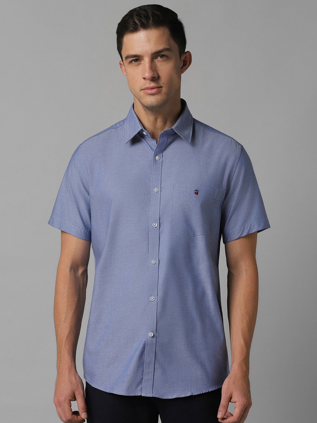 

Louis Philippe Sport Slim Fit Pure Cotton Casual Shirt, Blue