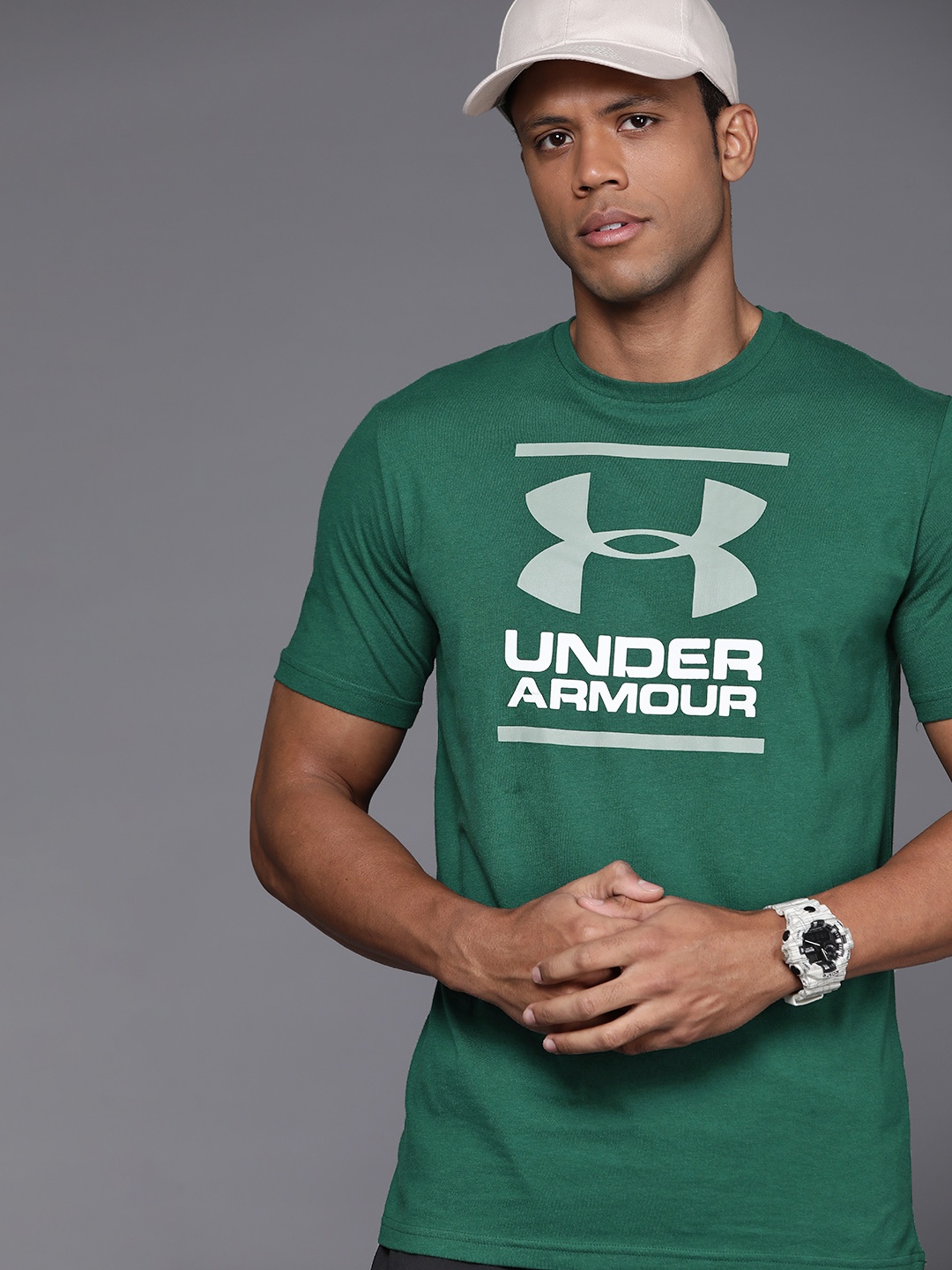 

UNDER ARMOUR GL Foundation Short Sleeve Longline Training T-shirt, Green