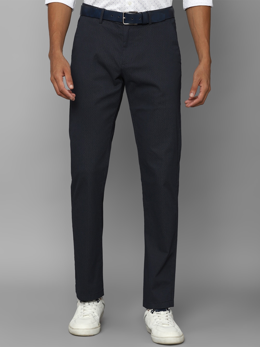 

Allen Solly Men Mid-Rise Trousers, Grey